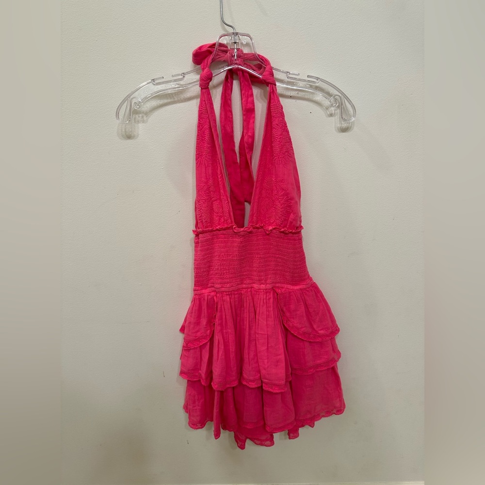 Love Shack Fancy (Mini Halter Dress)
